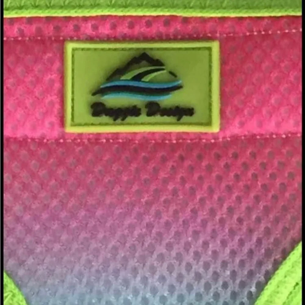 NWOT American River Rainbow Ombre Dog Harness Size XL